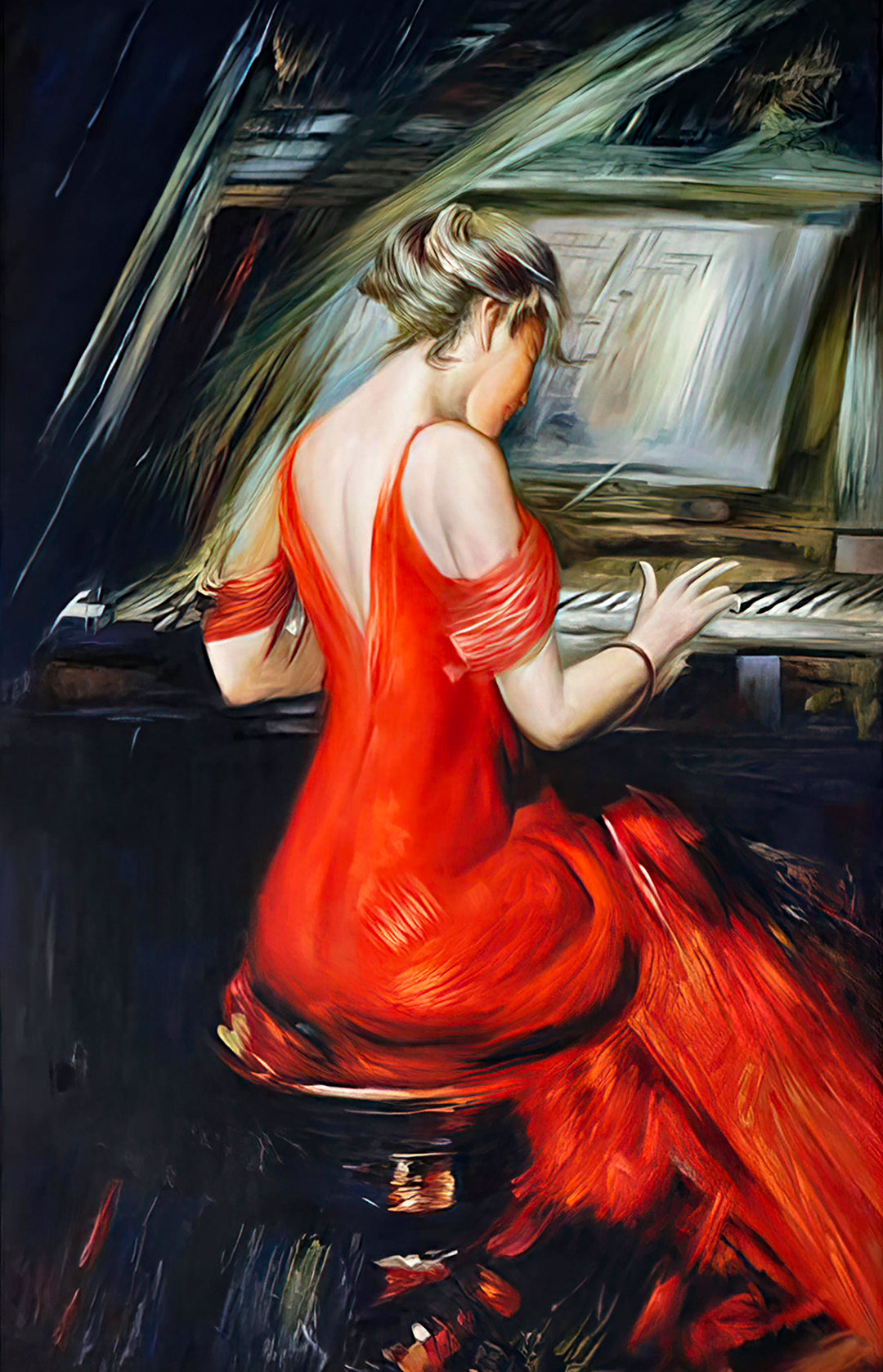 The Woman in Red - Giovanni Boldini