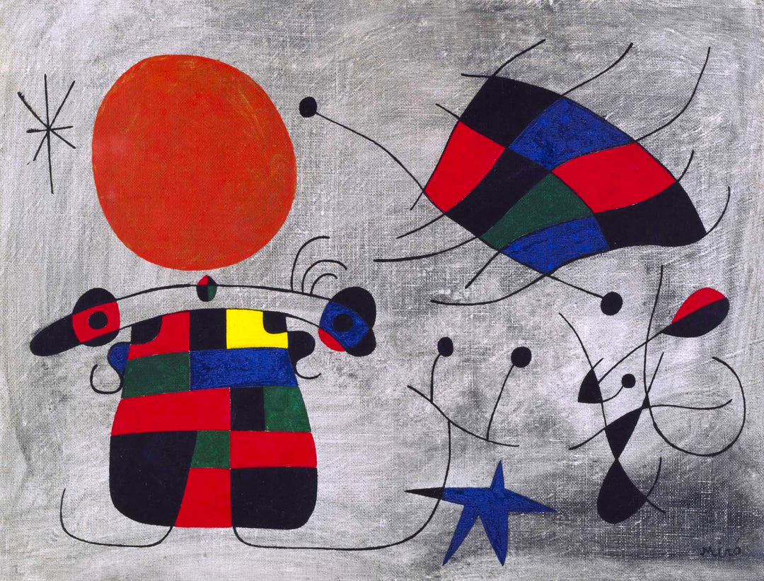 The Smile of the Flaming Wings - Joan Miró
