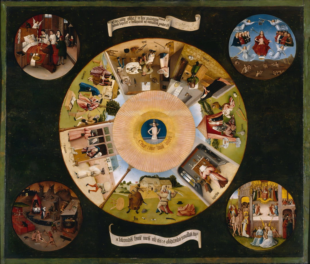 Table of the Seven Deadly Sins - Hieronymus Bosch