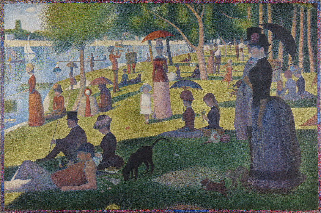 Tarde de domingo en la isla de la Grande Jatte, Georges Seurat
