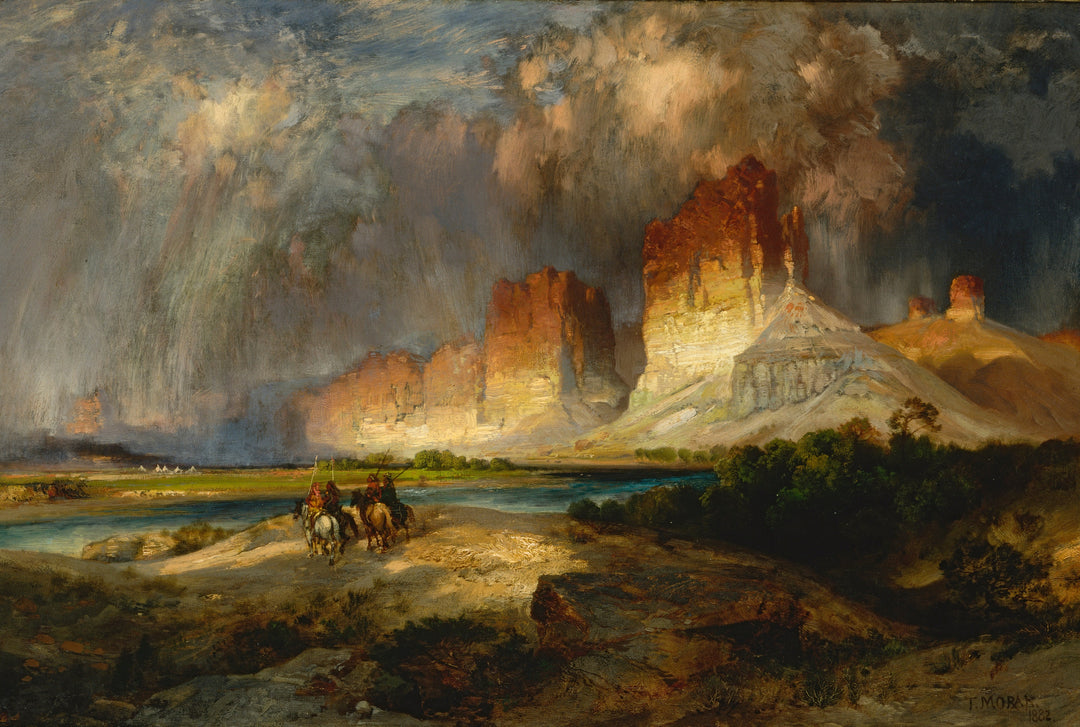 Cliffs of the Upper Colorado River, Wyoming Territory - Thomas Moran