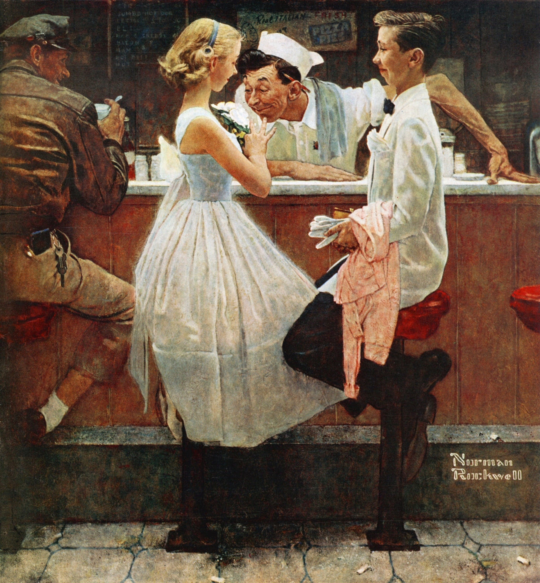 After the Prom - Norman Rockwell