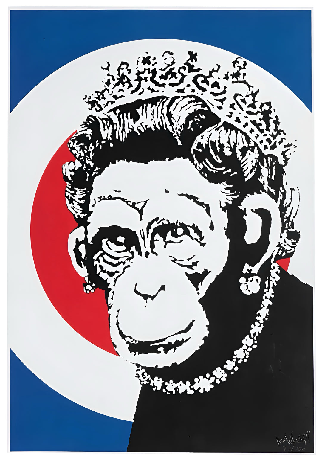 Monkey Queen - Banksy