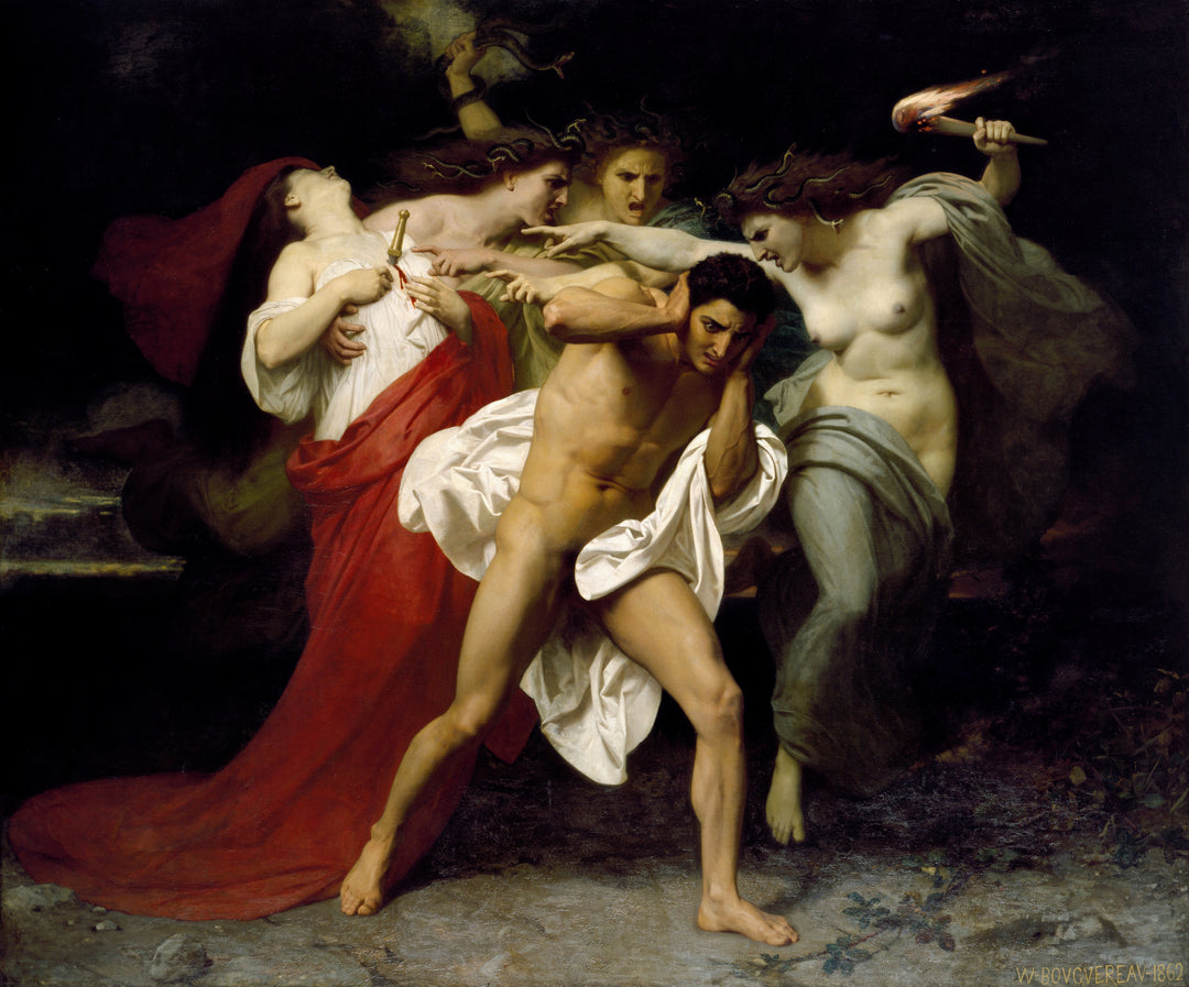 Orestes Pursued by the Furies - Bouguereau