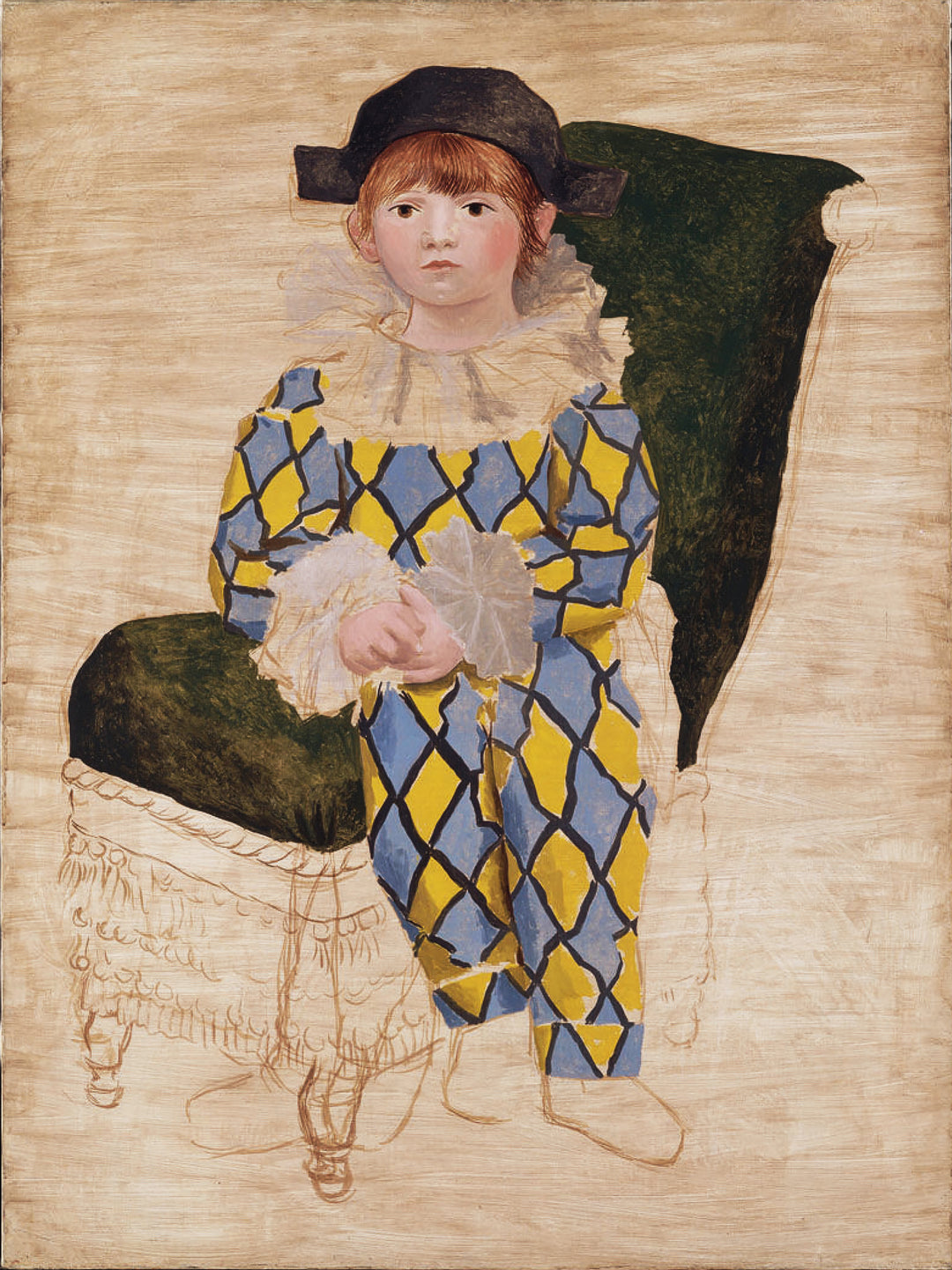 Paulo as Harlequin - Pablo Picasso