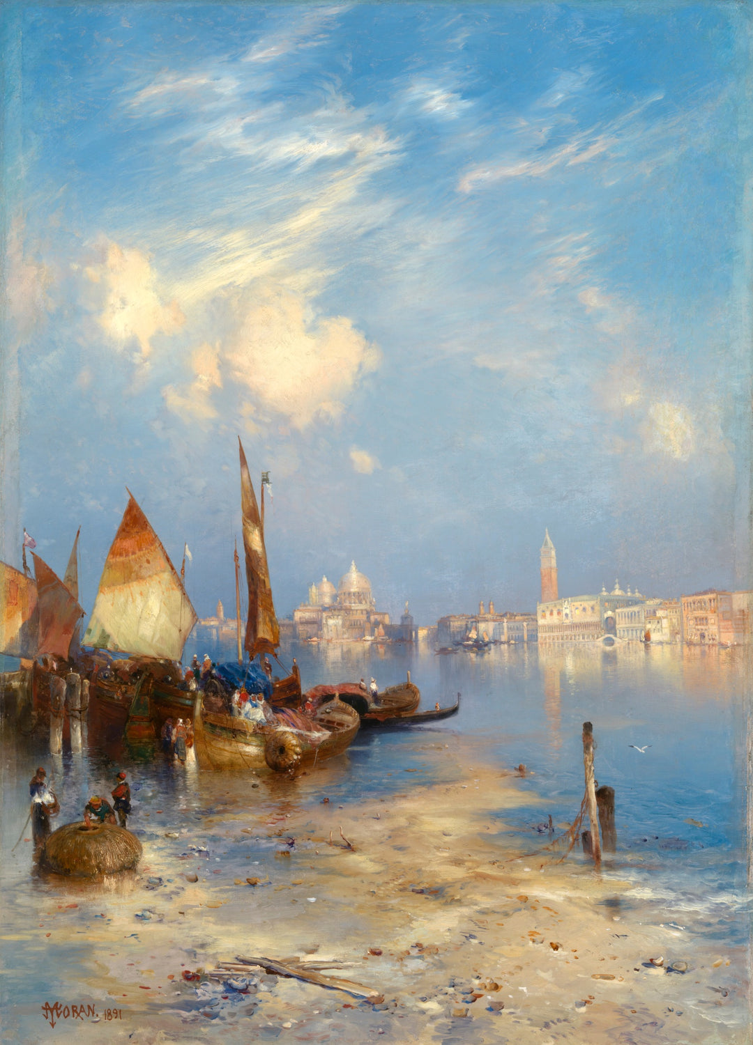 A View of Venice - Thomas Moran