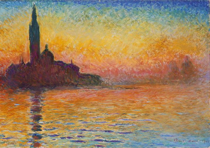 Crepúsculo en Venecia - Monet