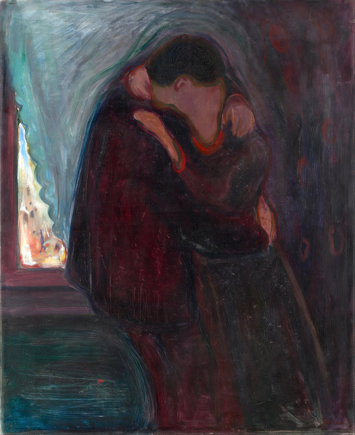 El beso, Edvard Munch