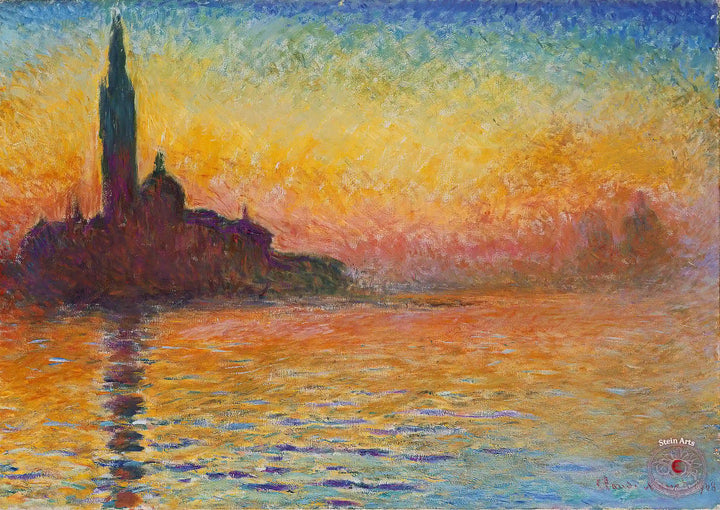 Crepúsculo en Venecia, Monet