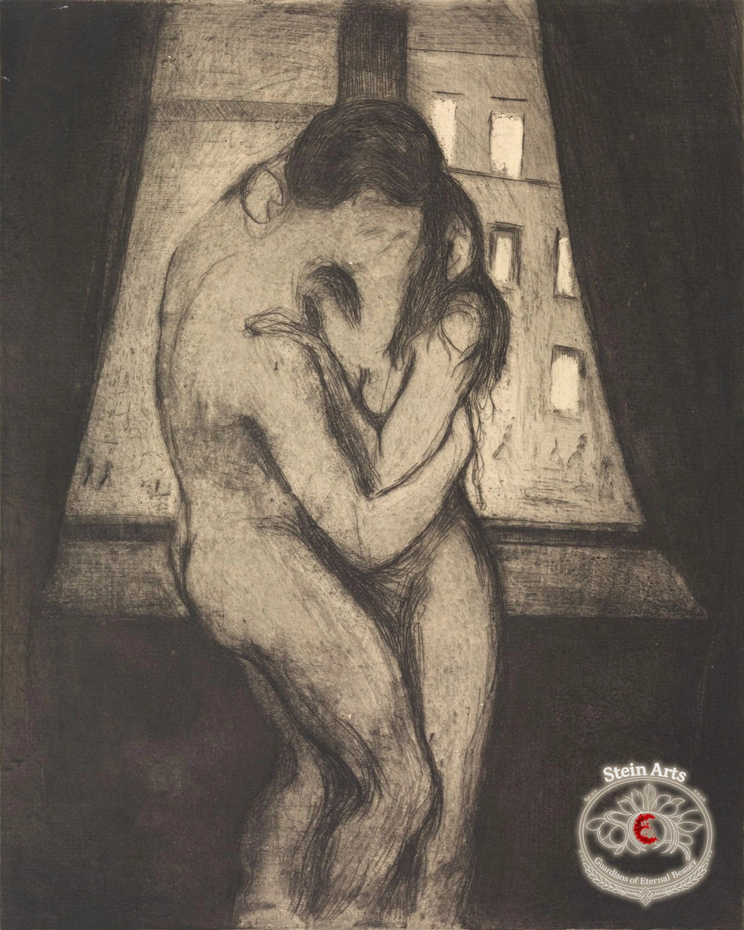 The Kiss by Edvard Munch