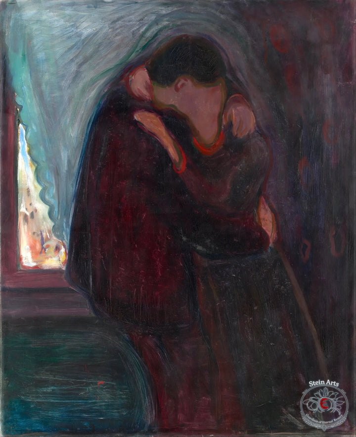 The Kiss by Edvard Munch