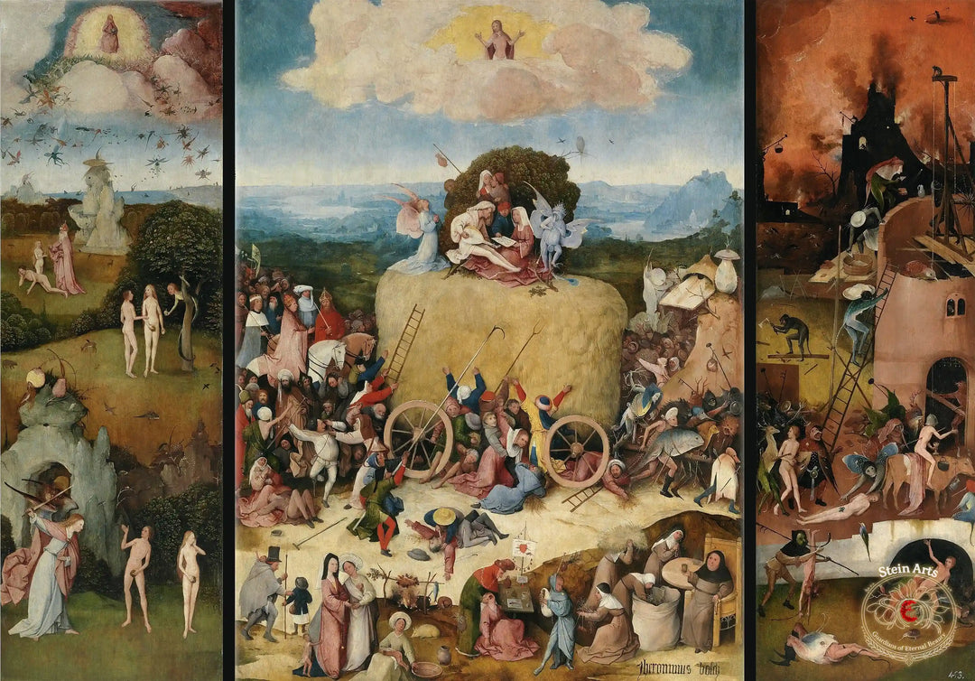El carro de heno, El Bosco