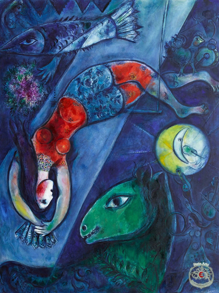 The Blue Circus by Chagall