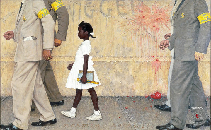 The Problem We All Live With by Norman Rockwell