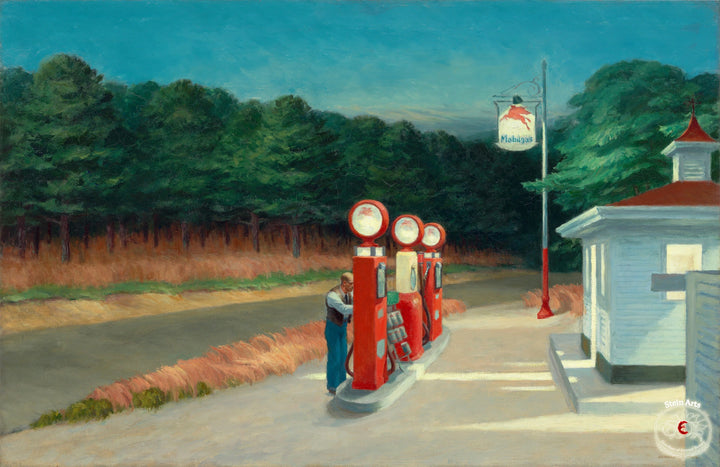  Gas by Edward Hopper 