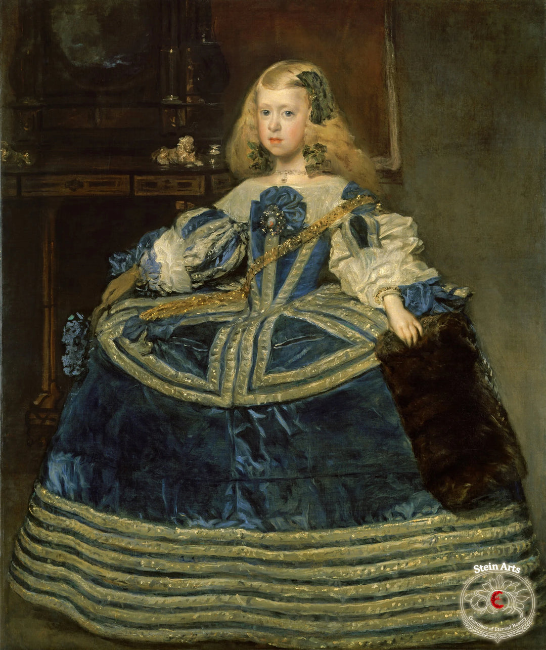 Infanta Margarita Teresa in a Blue Dress by Diego Velázquez