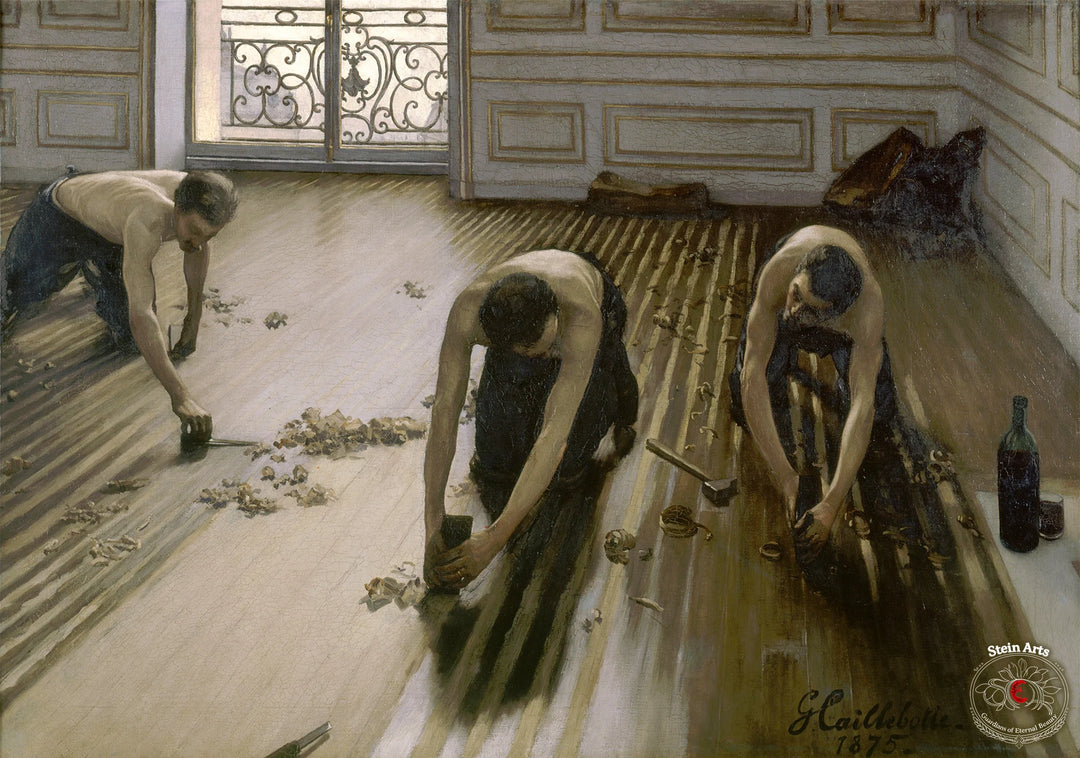 The Floor Scrapers by Caillebotte