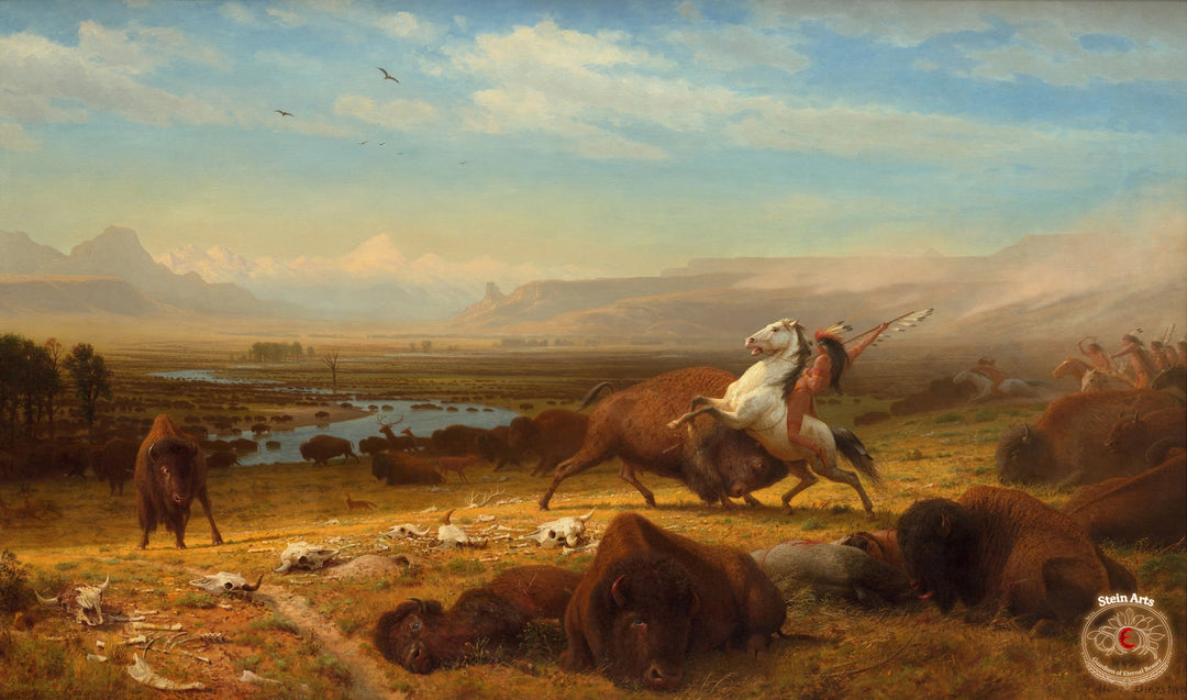 The Last of the Buffalo by Albert Bierstadt