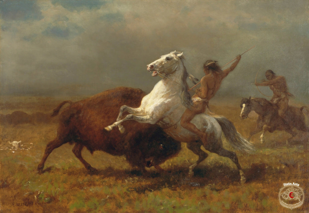 The Last of the Buffalo by Albert Bierstadt