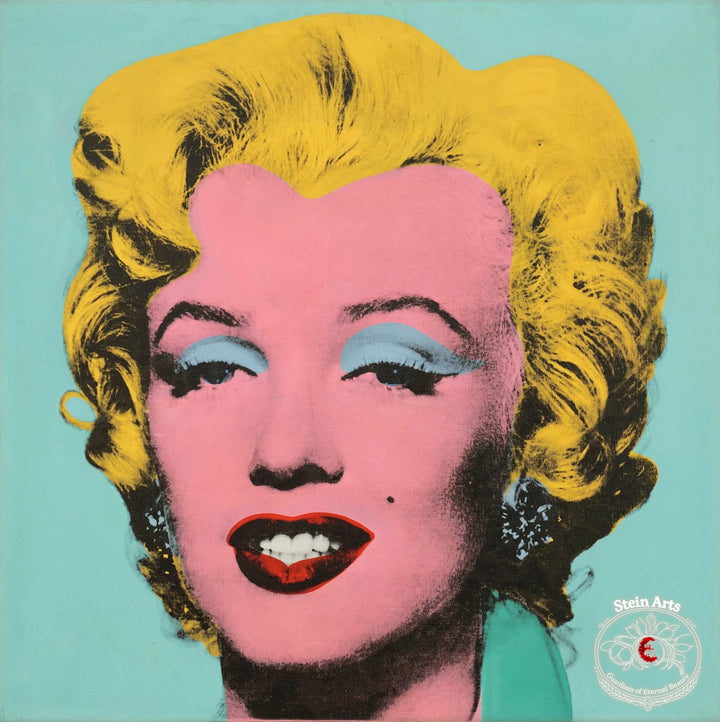 Shot Sage Blue Marilyn by Andy Warhol