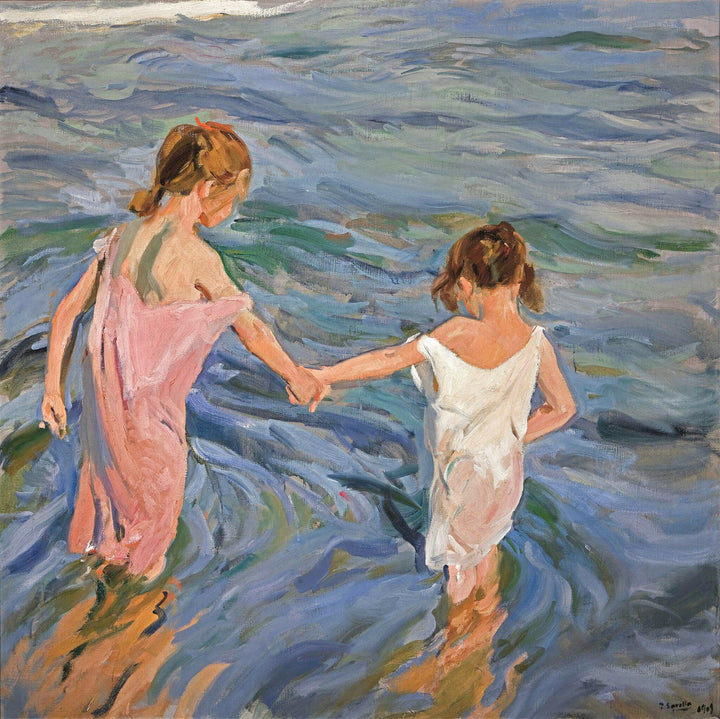 Niñas en el mar - Joaquín Sorolla