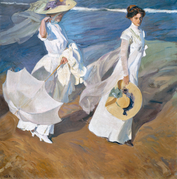 Paseo a orillas del mar - Joaquín Sorolla