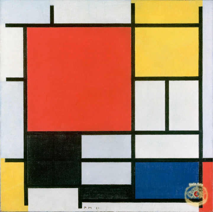  Composition in Red, Yellow, Blue, and Black - Mondrian 