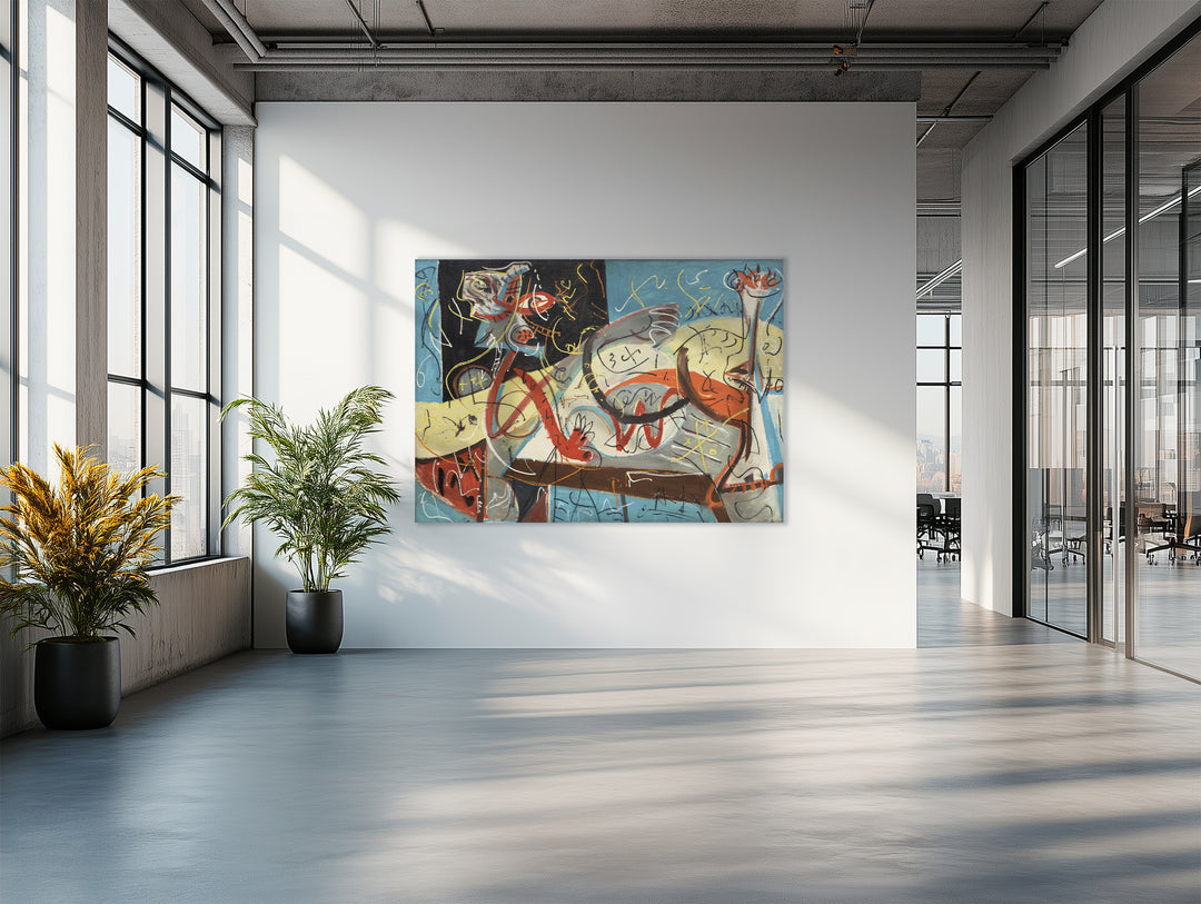 Figura taquigráfica - Jackson Pollock