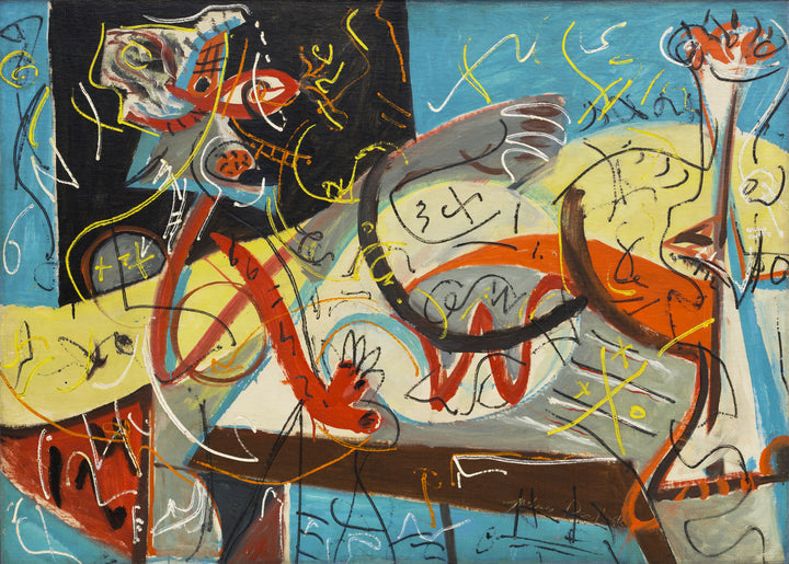 Figura taquigráfica - Jackson Pollock
