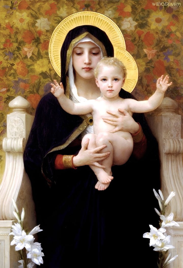 La Virgen de los lirios - Bouguereau