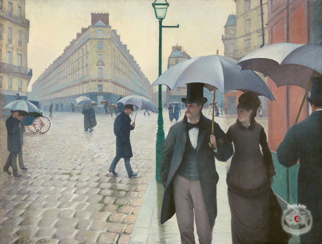 Paris Street; Rainy Day by Caillebotte